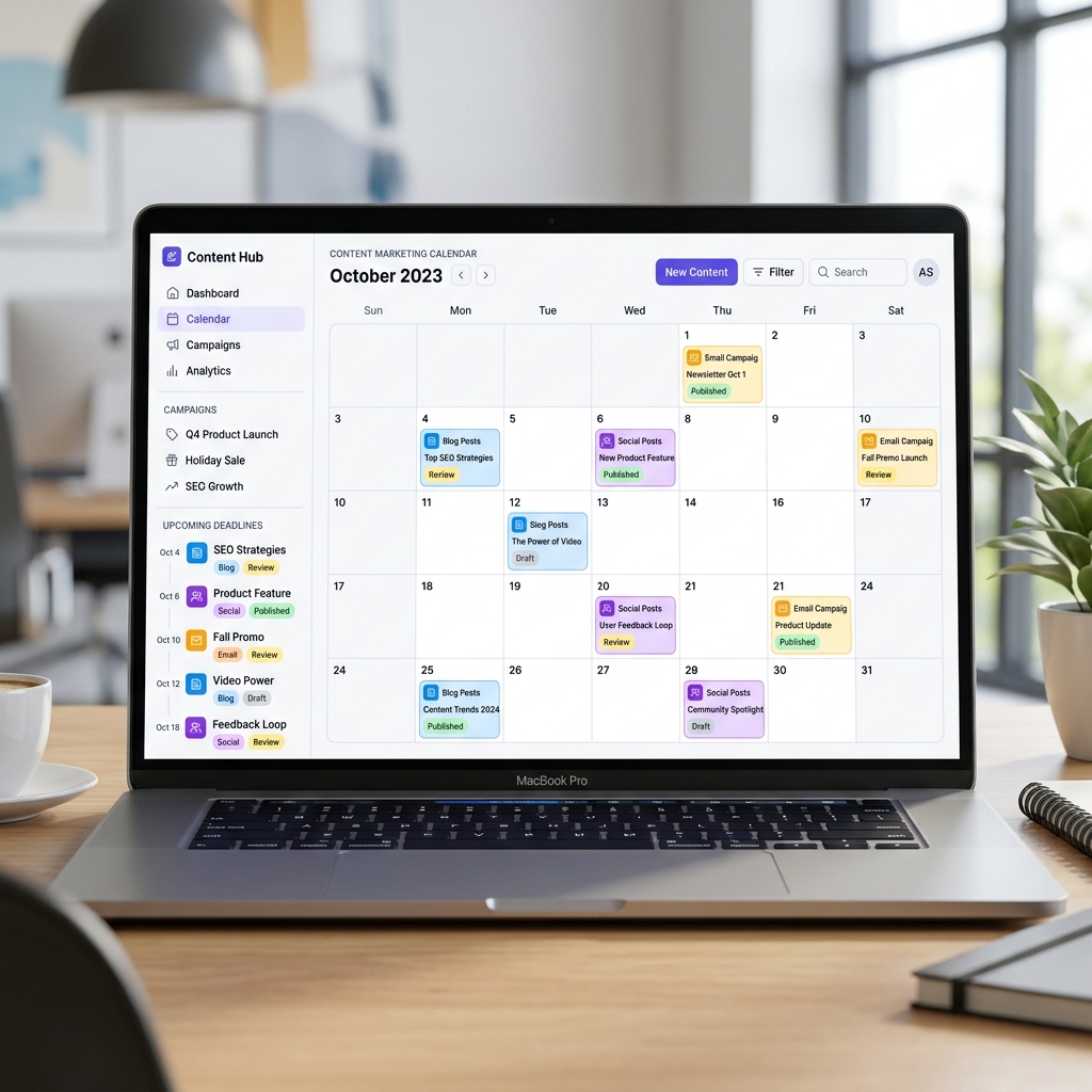 Content Calendar Dashboard