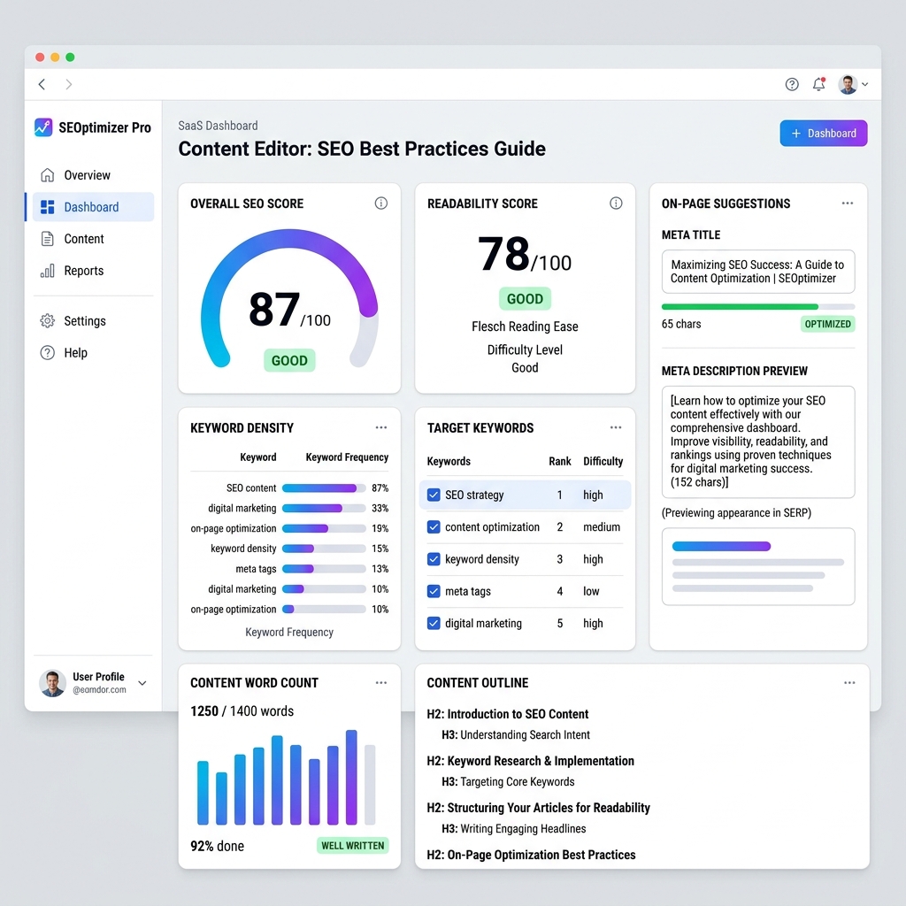 SEO Dashboard